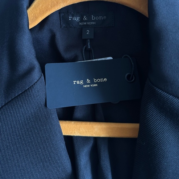 Rag & Bone Laurence Virgin Wool Blazer in Black - Picture 10 of 10